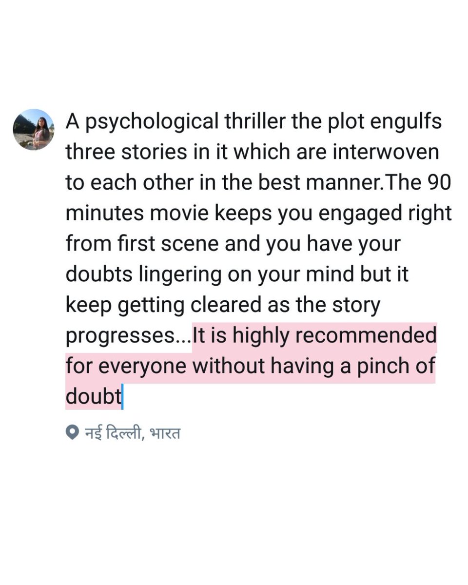 RAWATBHAWNA's tweet photo. #GameOver #TaapseePannu #Gameoverreview @taapsee https://t.co/5tYE2mfNeO