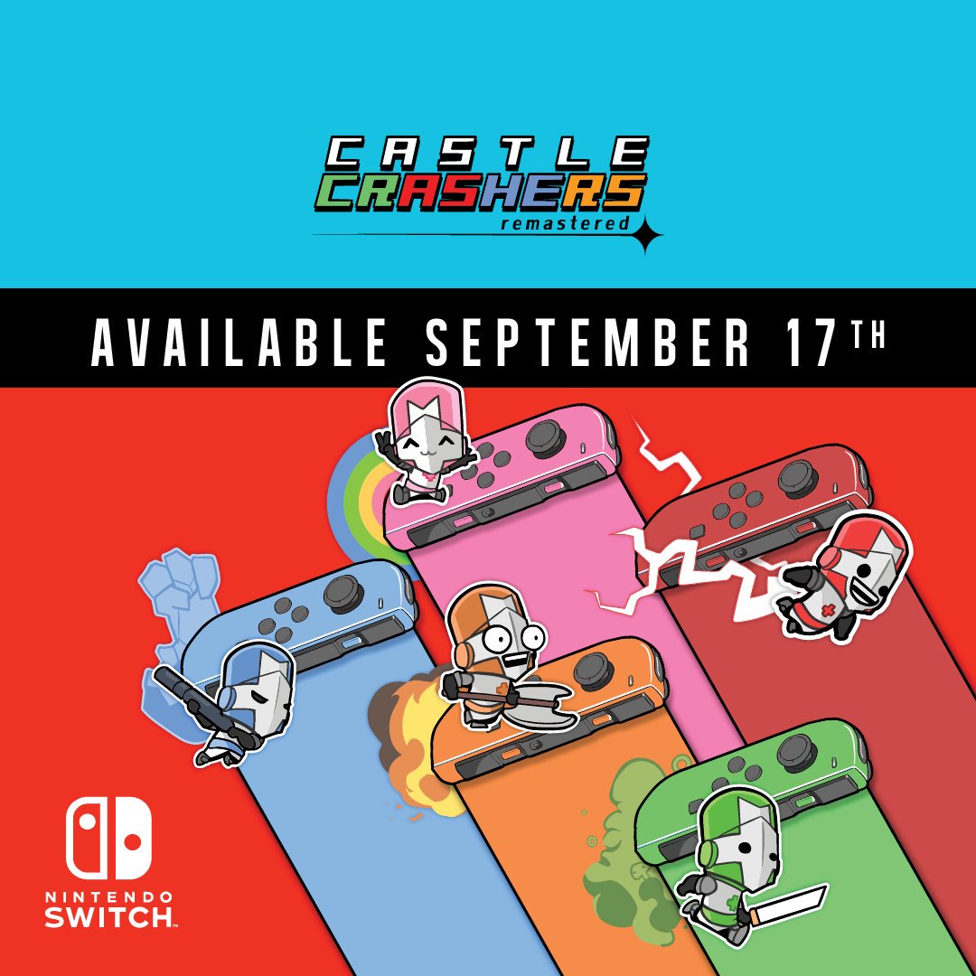 Castle Crashers pode estar vindo ao Switch