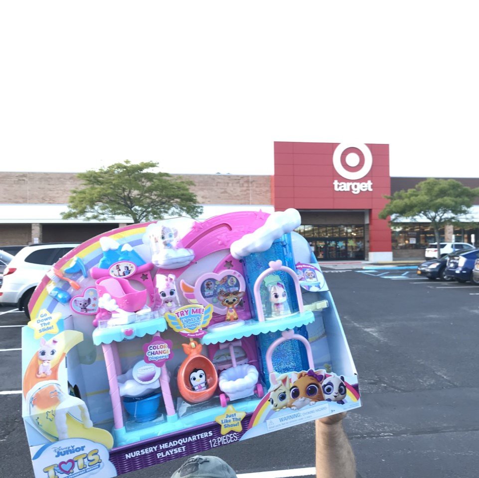 DeliciouslySavv's tweet photo. We did it! We found the perfect birthday gift🎁🎉 from @JustPlayToys for our little girl at @Target &amp; she's going to love it! #DisneyTOTS are her fave &amp; I can't wait until she opens it!😊

#Ad #JustPlayProducts #JustPlayToys #JustPlayAllDay #DisneyJunior #SocialSpotters #Target https://t.co/P9JnMP1IAo