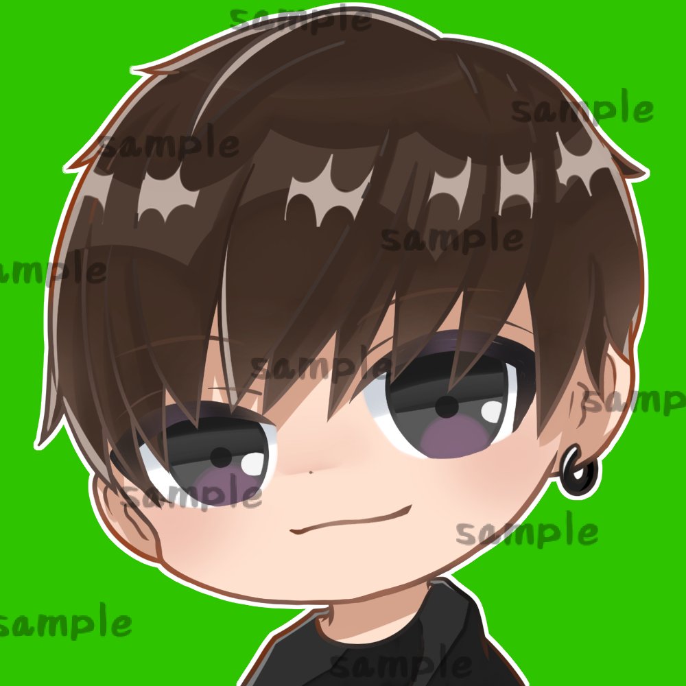 Cano 受付停止中 على تويتر ご本人の顔写真をもとにお描きしました 透過ご希望ということで 背景の緑色の部分は透過処理をいたしました 確認の際はこのようにわかりやすく 色をつけております ご依頼いただきましてありがとうございました ココナラ