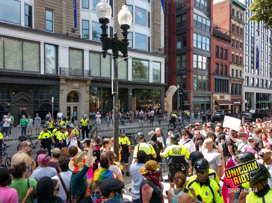 Unicorn Riot on Twitter "Counterdemonstrators are gathered near the