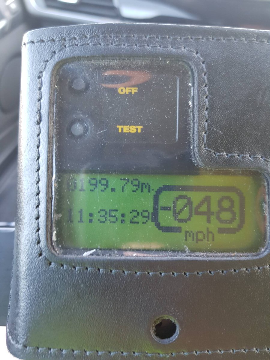 PSOSRoads's tweet photo. #PerthRP were today carrying out speed checks on the A977 where a driver was recently disqualified for 18 months for speeding. Today we detected 3 drivers who were stopped and reported 2 the courts for excess speed, the highest being 50mph in a 30 zone. #SlowDown #KeepYourLicence https://t.co/GwiAchCnCm