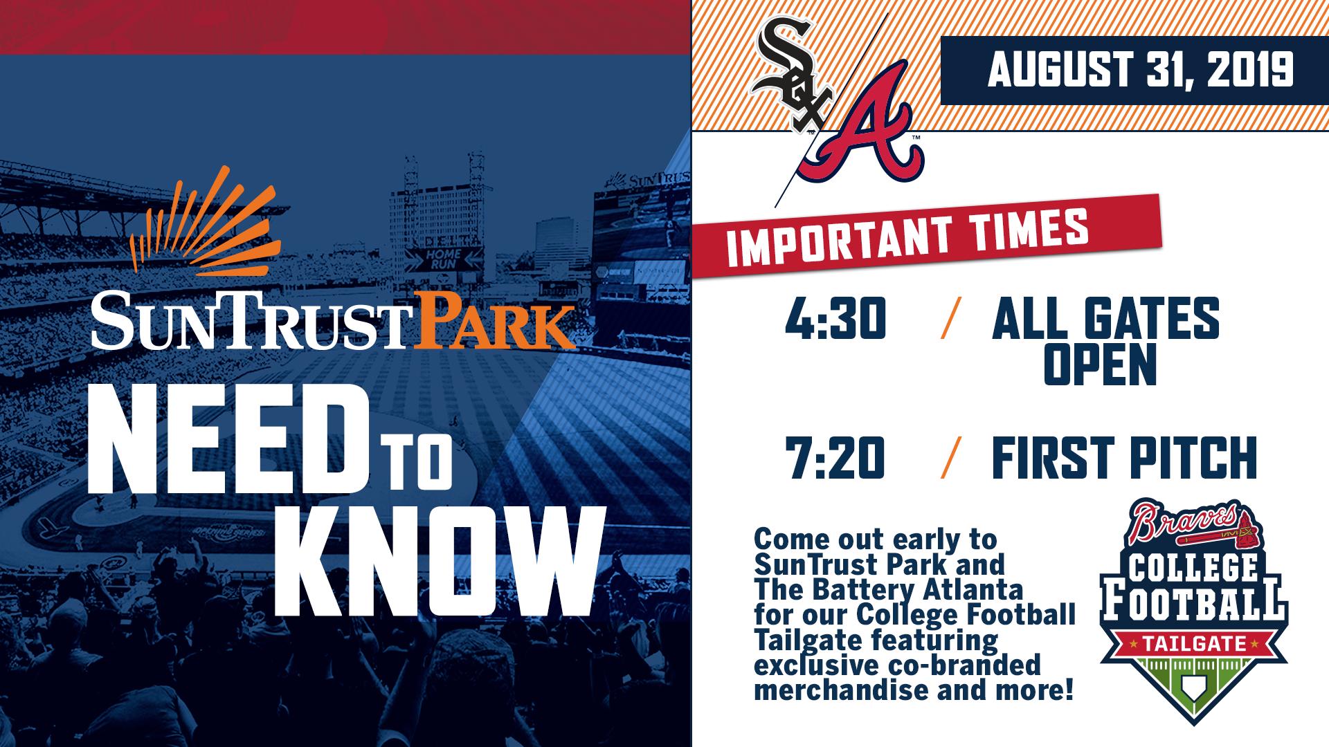 Truist Park on Twitter "Braves College Football Tailgate in the