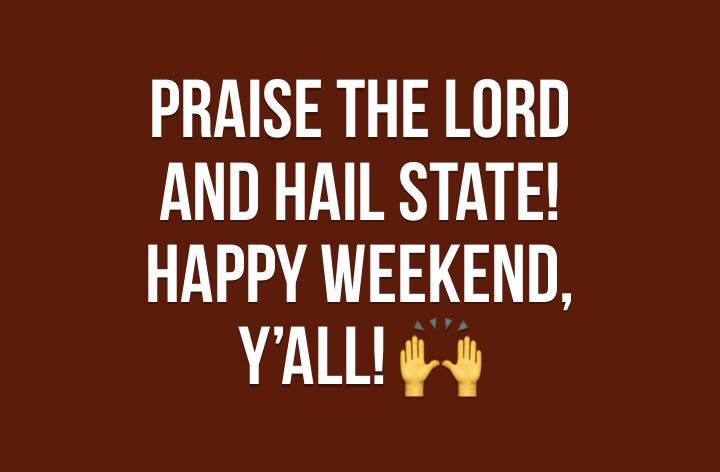 msukirk's tweet photo. Wishing everyone a safe and happy #footballweekend wherever you’re watching from! https://t.co/wCepg5u7XR