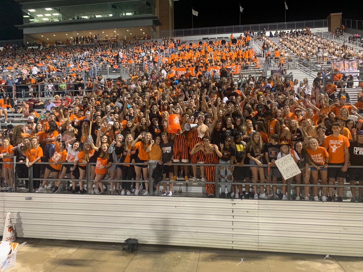 Didn’t get the results we were hoping for but the student swarm showed out for sure. Let’s keep that same energy <a href="/rowlett/">Brett Rowlett</a> next week!!