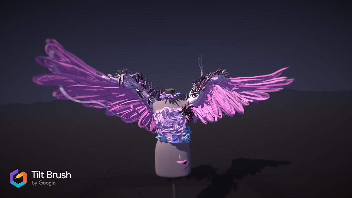 Steve Bambury (@steve_bambury) on Twitter photo Today I helped a 10-year-old artist use <a href="/tiltbrush/">Tilt Brush</a> for the first time and she blew me away with this beautiful dress design. What do you think <a href="/AnnaDreamBrush/">Anna Zhilyaeva</a> <a href="/TheSabbyLife/">Sabby Life</a>? 😀#VR #VRart Today I helped a 10-year-old artist use <a href="/tiltbrush/">Tilt Brush</a> for the first time and she blew me away with this beautiful dress design. What do you think <a href="/AnnaDreamBrush/">Anna Zhilyaeva</a> <a href="/TheSabbyLife/">Sabby Life</a>? 😀#VR #VRart