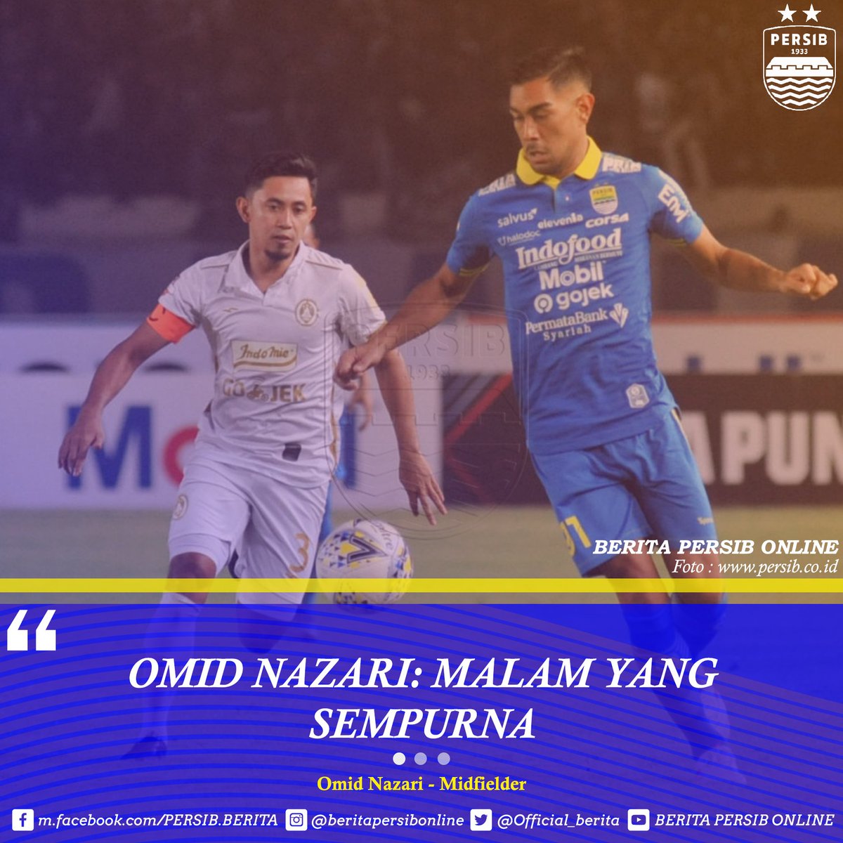 Amazing. Saya begitu takjub dengan atmosfer di dalam stadion. Orangtua saya hadir menonton di tribun. Itu yang membuat saya semakin semangat. Dan, tim kami meraih kemenangan penting. Ini malam yang sempurna," ungkap Nazari seusai laga.