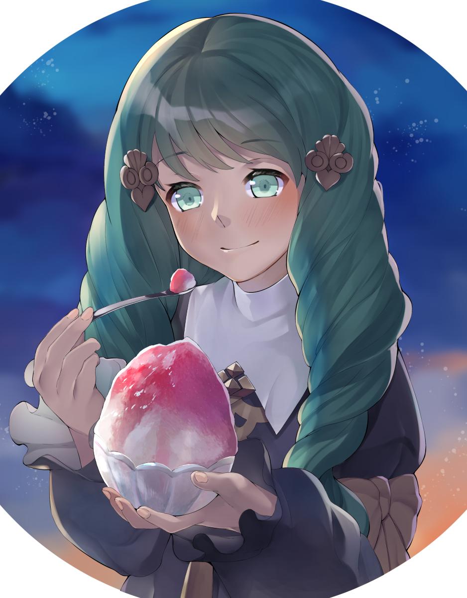 「フレンちゃんとかき氷
#ファイアーエムブレム #風花雪月 」|パンダいぬ@Skeb募集中のイラスト