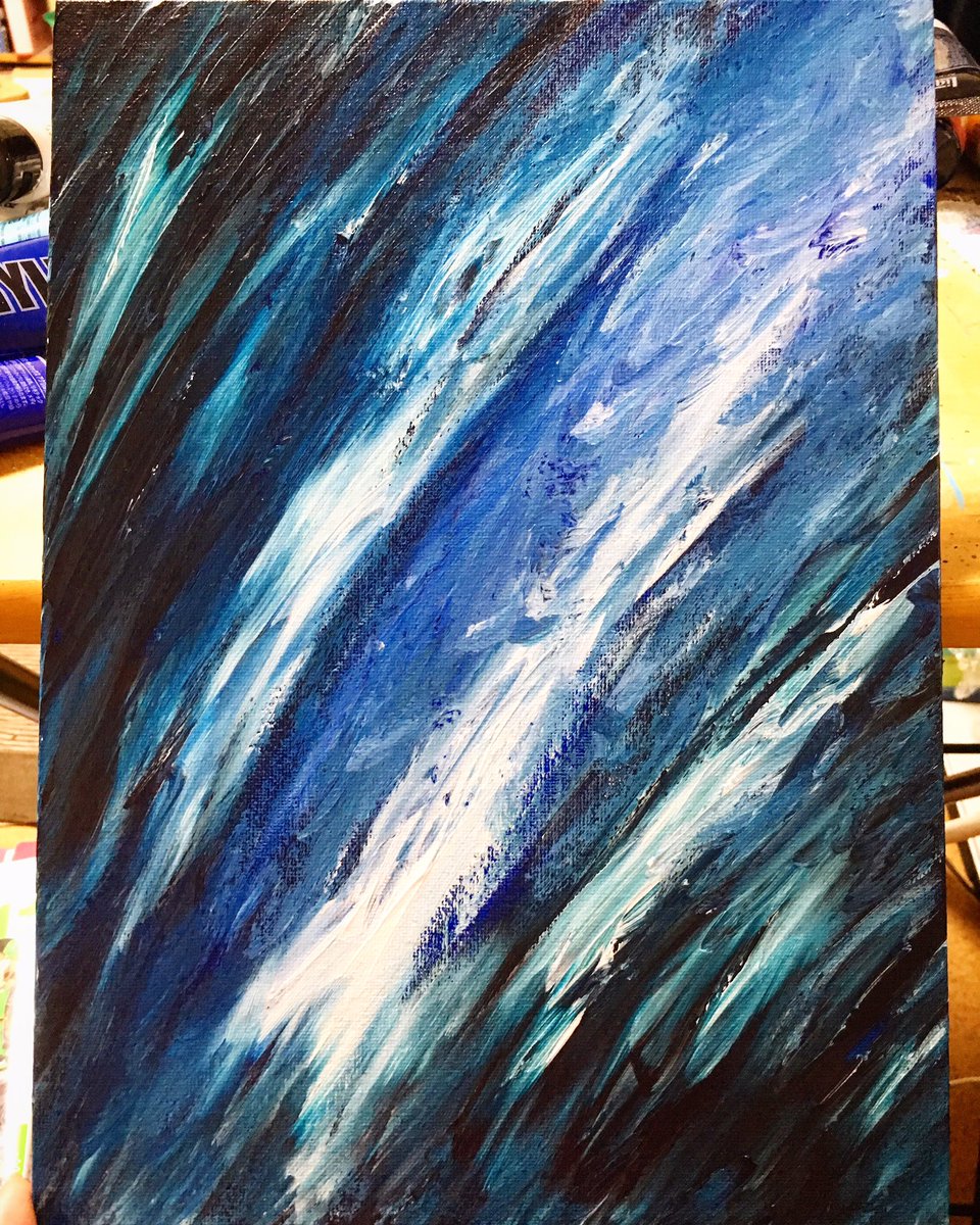 日食の火 アクリル画 日食の火アクリル画