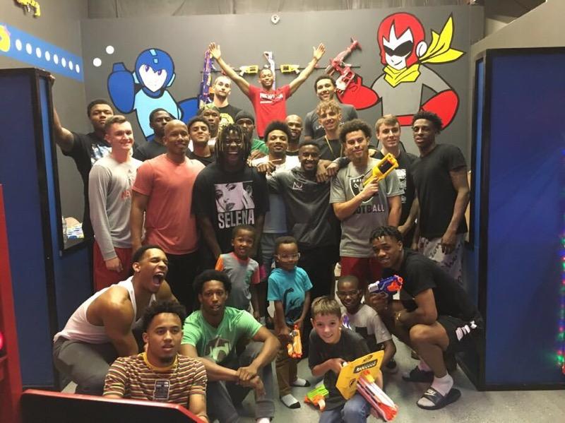 NewmanJetsMBB's tweet image. With the first week of class in the books, we had to get out and have some fun #GoJets