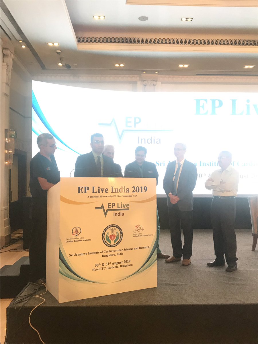 epliveindia's tweet photo. The conclusion of the big event #epliveindia2019 A perfect end to a rollercoaster journey. An apt vote of thanks delivered by Dr. Jayaprakash Shenthar &amp; Dr. Deepak Padmanabhan @DJ_Lakkireddy @aalahmadmd @andreanatalemd @psharmadoc @epliveindia https://t.co/K5iKCrEW83