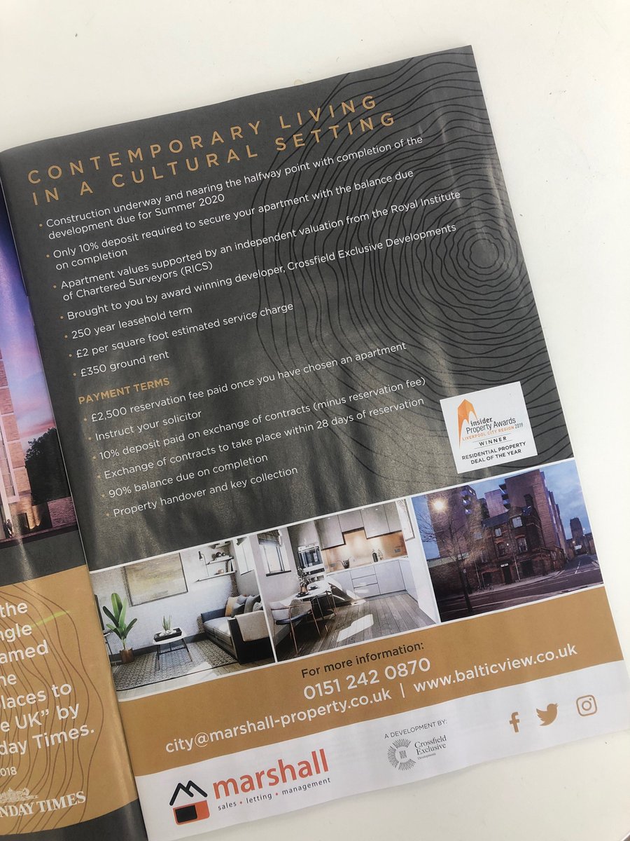 ViewBaltic's tweet photo. Thanks to @YMLiverpool for featuring the Baltic View launch night in the latest issue! Interest in this development has been huge, please get in contact if you are interested in finding out more! https://t.co/wYKHEdrIZn