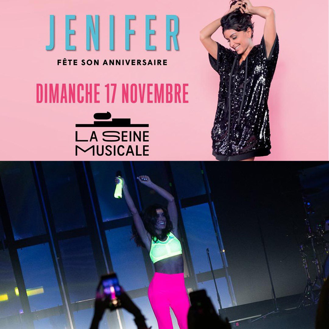 JeniferOfficiel's tweet image. Je suis très touchée et honorée une nouvelle fois ! Merci du fond du cœur d’avoir répondu présent à mon concert anniversaire 🥳 qui se promet unique !😊💖💋
lien billetterie : smarturl.it/JeniferSeineMu…