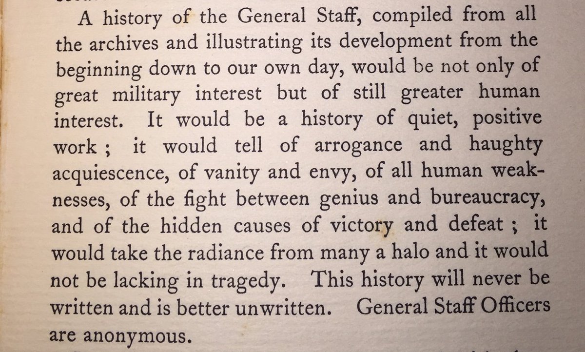 Some wise words from the memoir of General Hans von Seeckt on the Commanding Officer & Chief of Staff, and the anonymous General Staff