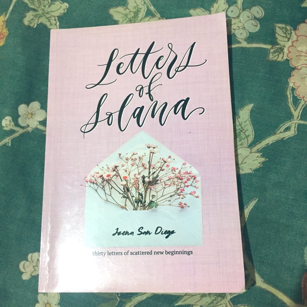 audreynalinrush's tweet photo. #ReadMoreLiveMore Day 15
Book written by a woman
Letters of Solana by Joena San Diego. 💛 This book really ministered to me during a very challenging season of my life. Thank you Lord for this treasure! 🌿✨
#OMFLitMIBF2019
@omflit https://t.co/ljRgW6YkoE