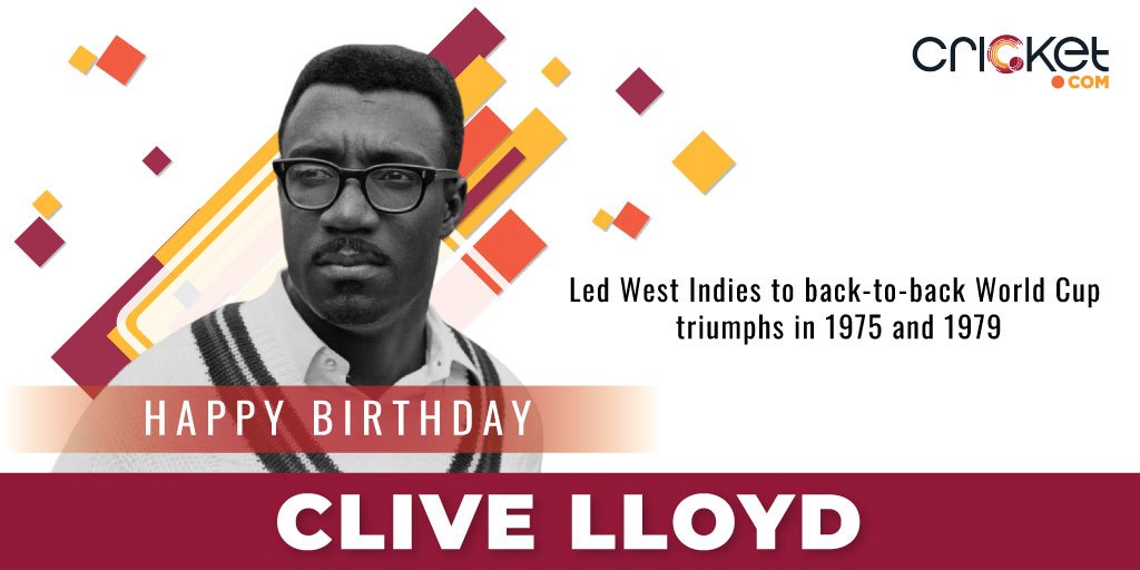 One of the most successful captains of all time. Happy Birthday Clive Lloyd! 