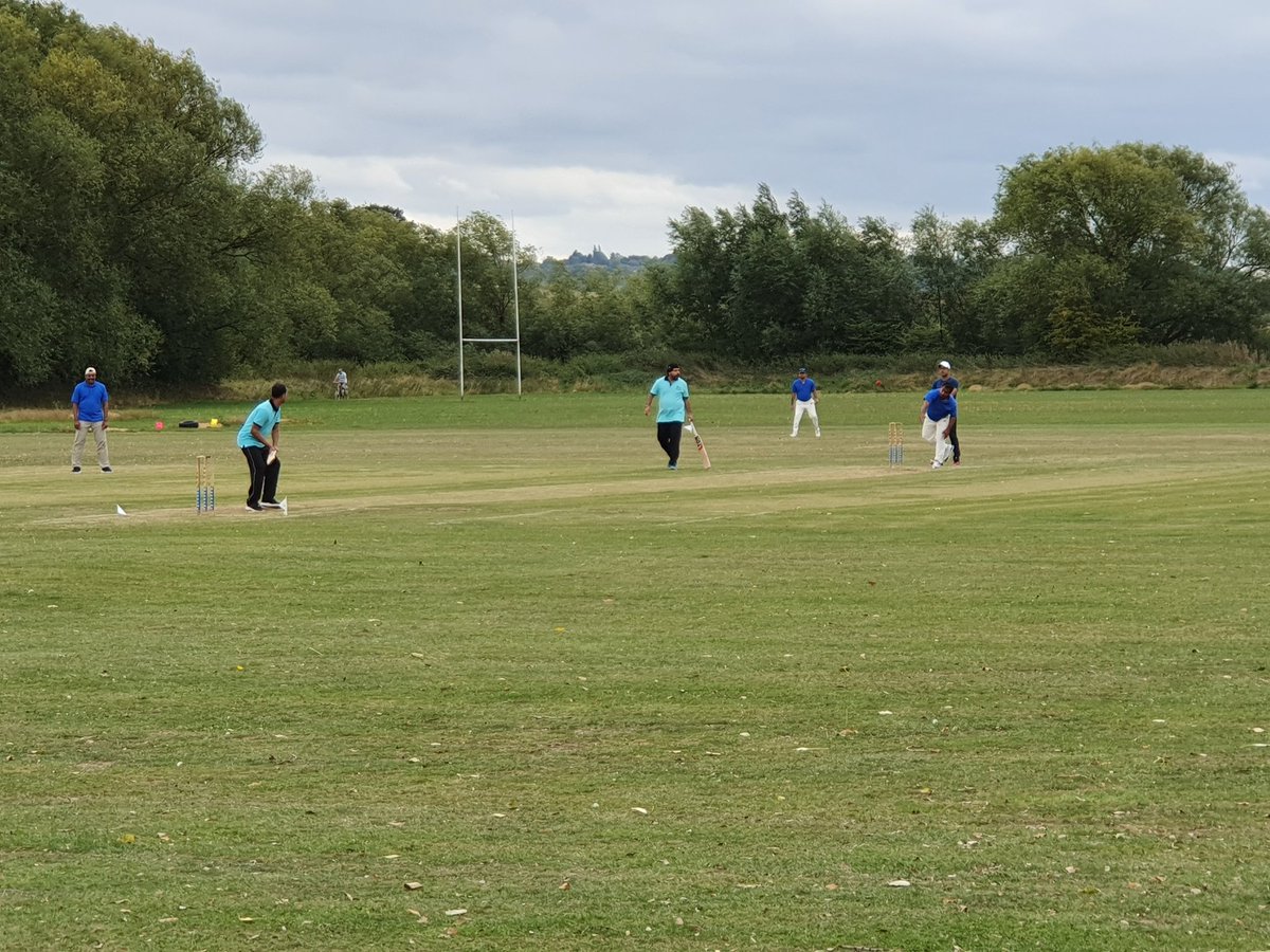JoshMK_UK's tweet photo. Cricket tournament #TechmMK Match 3 - Titans Vs RA Warriors as part of #SANKALP19 underway 
@tech_mahindra @dharmadhikary @Jithesh_os @vispis @abdulquaderg @xsyeda @sudarshan_pise @GroupRA_TechM https://t.co/jmPgVOntQC