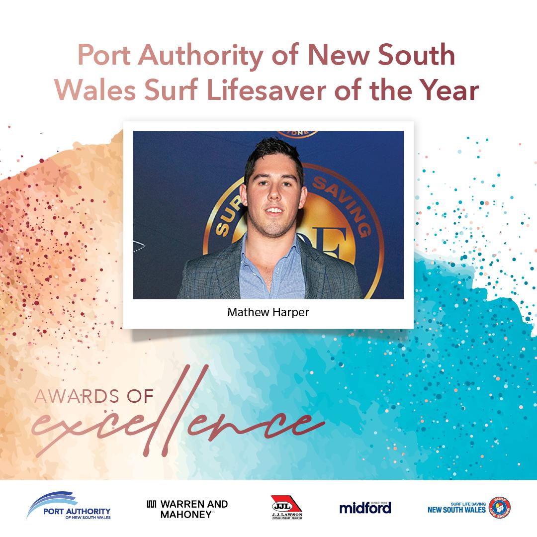 slsnsw's tweet photo. #AWARDS // Congratulations Mathew Harper from Maroubra SLSC, the 2019 Port Authority of New South Wales Surf Lifesaver of the Year. #SLSNSWAwards https://t.co/AnOaoFZccZ