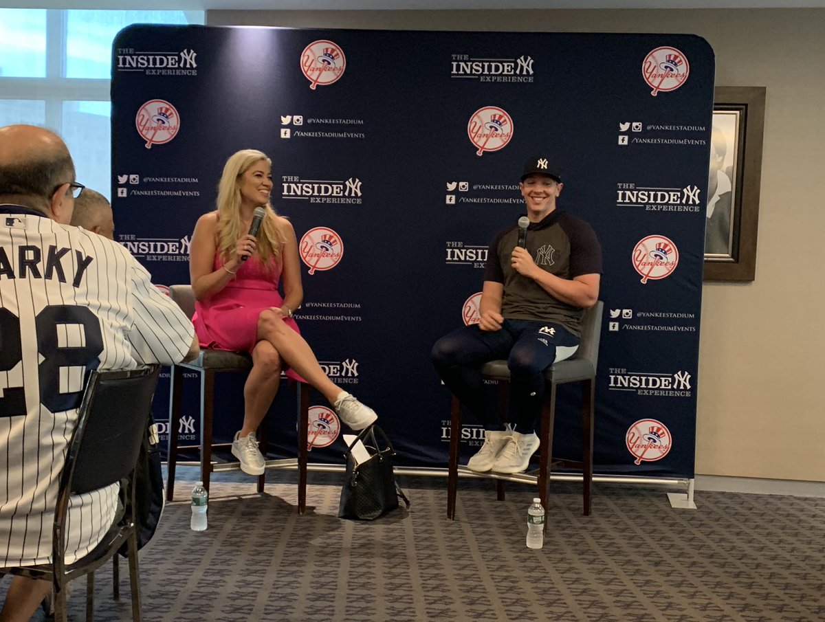 yankeestadium's tweet photo. .@chadgreen24 is here! 👋
#InsideExperience #YankeeStadium https://t.co/h9mFgrgU03