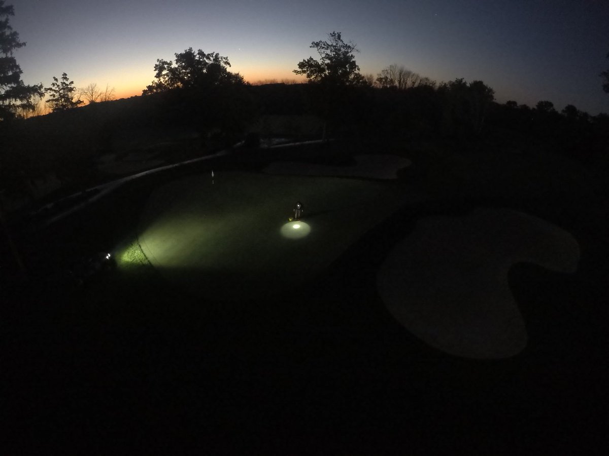 lookawaygc's tweet photo. Changing cups in the dark.  Mornings like this make this profession worth it. https://t.co/qAx0dfefum