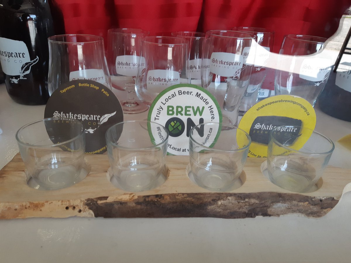 Where have you spotted #BrewON in the wild? We found these at Shakespeare Brewing Company