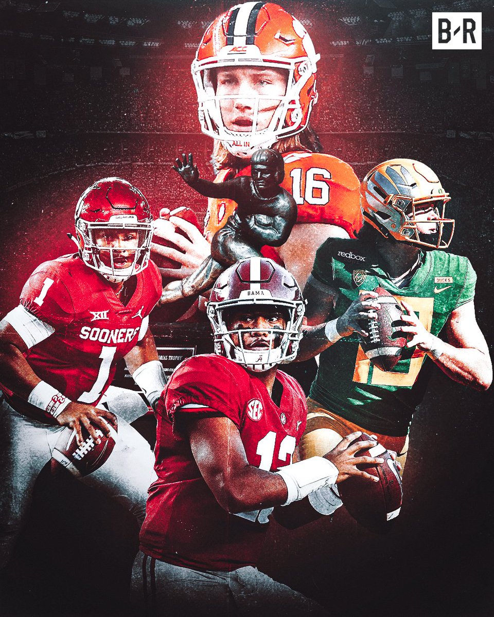 BleacherReport's tweet photo. The Heisman Race is set to be a special one this season 🔥 https://t.co/NVpU4NH9ob