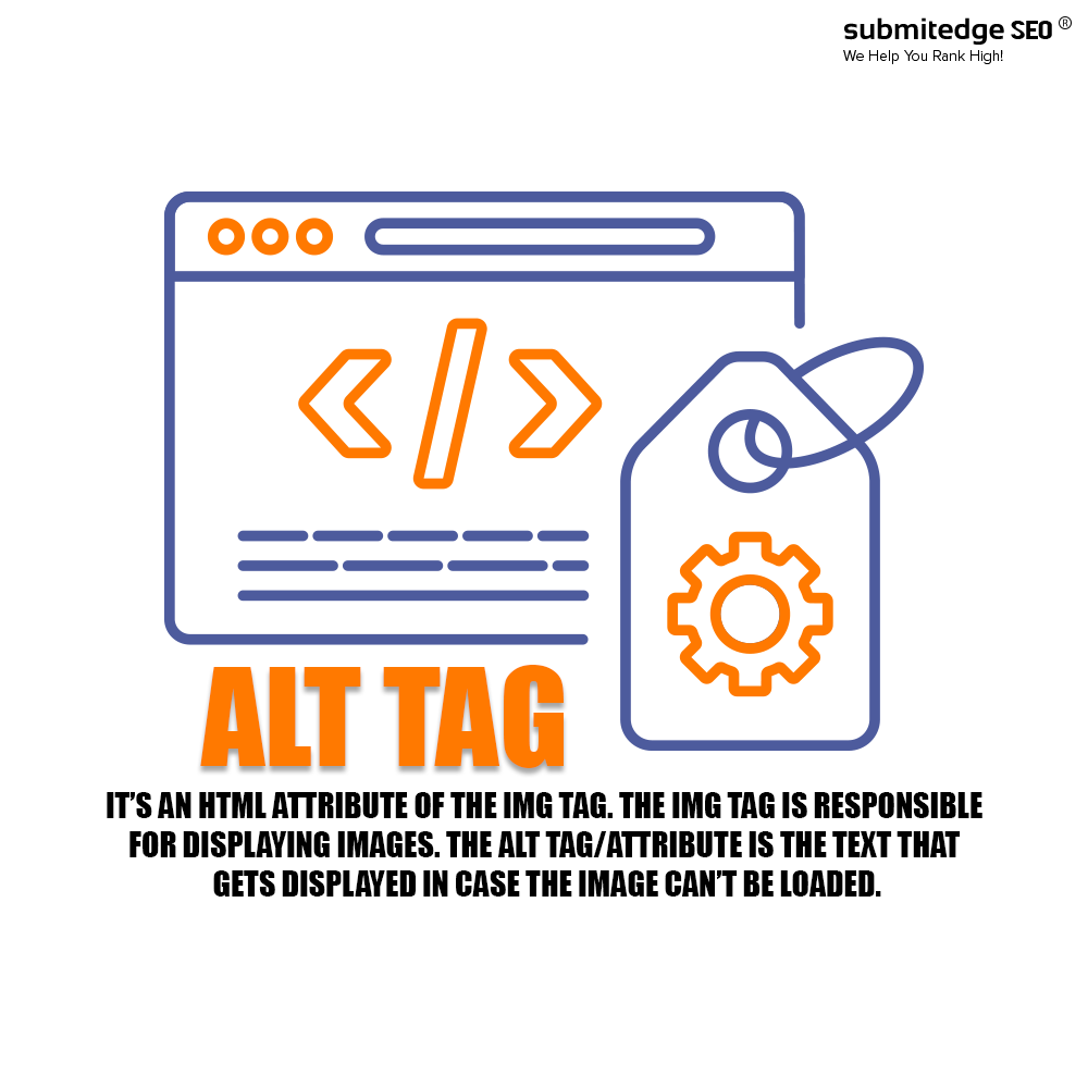 submitedge's tweet photo. Alt tags have some SEO value. The thing is that Google can’t see what the actual image presents, but it can read the alt tag. There’s no better way of informing Google what’s on your images than by using alt tags.
.
.
#Tags #SEO #Website #DigitalMarketing #SocialMedia https://t.co/sahj1trg6o