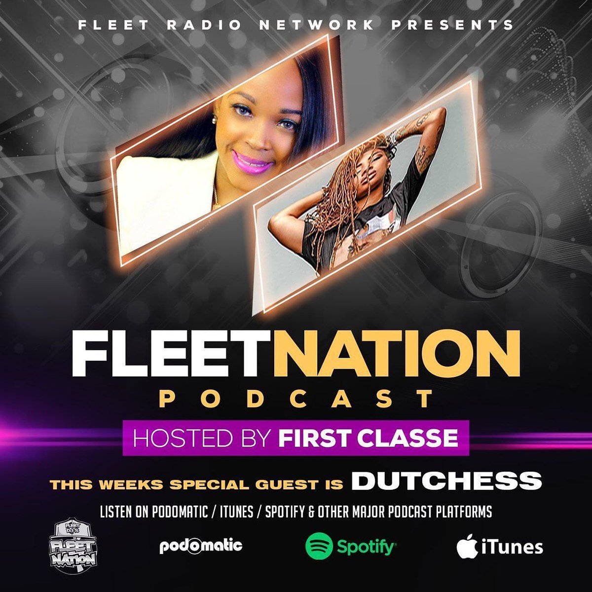 KLASSIKCEO's tweet photo. 🚨Fleet nation podcast 🚨New🔥Podcast🔥 Alert!!! Tune in🎶 my guest is non other @dutchessofink hosted by @firstclasse https://t.co/ZyMXFDz4gg #podcast #Spotify #itunes iheart #archor #podomatic @fleetradionetwork0 #fleet https://t.co/EPmyStA8oM