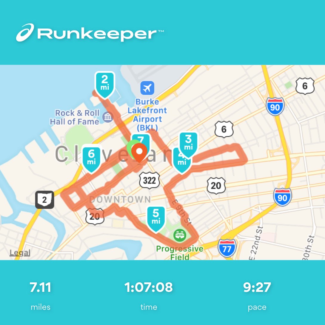 MSULew18's tweet photo. #runcleveland https://t.co/TpgOsft5Bk
