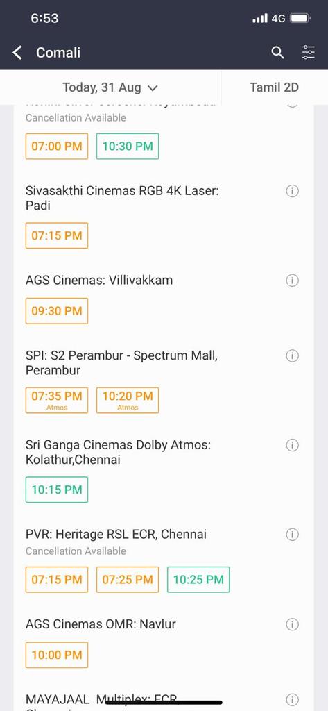 LMKMovieManiac's tweet photo. #Comali is having a fantastic 3rd weekend.. Theaters in and around Chennai are still drawing full houses or almost full houses.. Massive BB
#ComaliSuccessful3rdWeek @actor_jayamravi https://t.co/kzEDMOXXzQ
