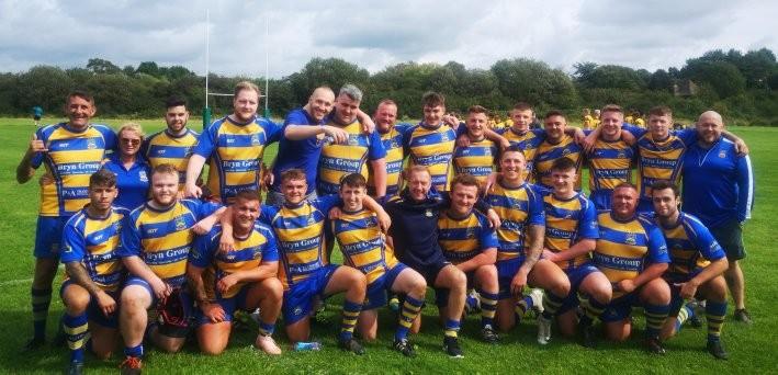 The mighty <a href="/RfcTroop/">Penallta RFC Troop</a> opening their account <a href="/bridgendathrfc/">Bridgend Athletic</a>
#FTroop
#supporttheboys
#diggingdeepsince1952