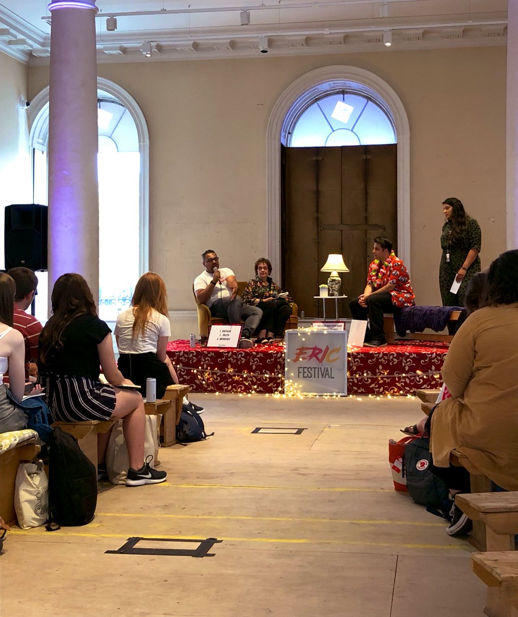 SYP_LDN's tweet photo. .@nikeshshukla We need more reflections, and the people who live in Britain need to be seen, and to see themselves in books. #EricFest @eric_festival https://t.co/oDOf8ea826