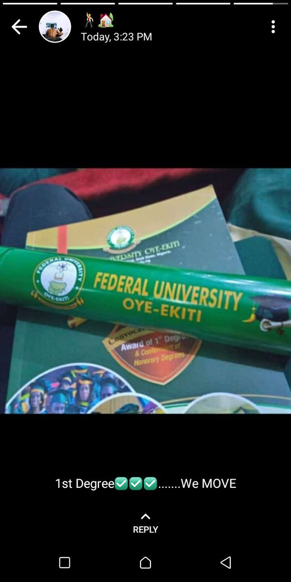 joestackss's tweet photo. Yes Yes. Congratulations brother @YungPeeLee on your convocation. May your future endeavors be brighter IJN.... P.S :- Don't wait for white collar job, invest more time in your football, singing talent... God bless our family #POPSON https://t.co/2IQ8Ns8pmR