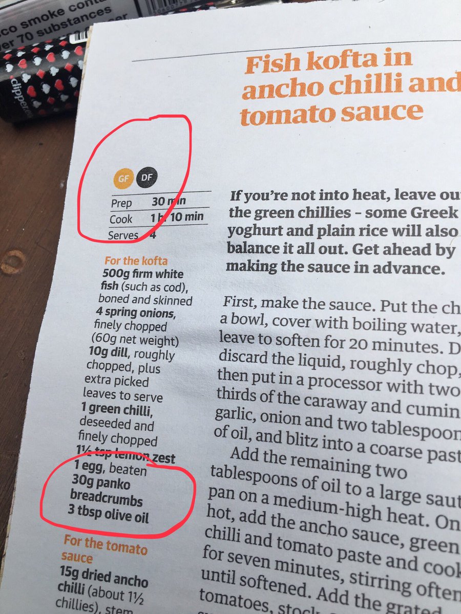 gffoodie's tweet photo. So annoying that this mis-labeling recipes as “gf” keeps happening in @GuardianFeast magazine. Panko breadcrumbs are not gf! If you need any help let me know... https://t.co/X0MYfjGYpi