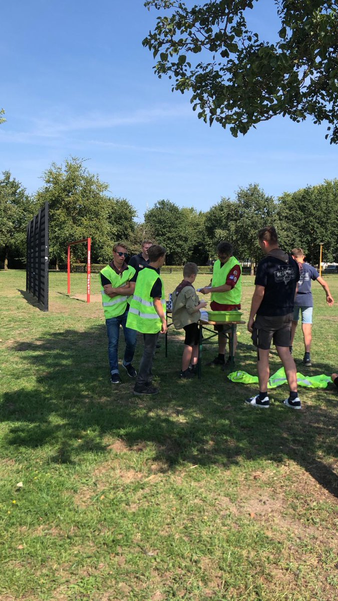 #overvlieg weekend! Kinderen gaan van de ene leeftijdsgroep naar de volgende, we maken er een feestje van. #Scouting