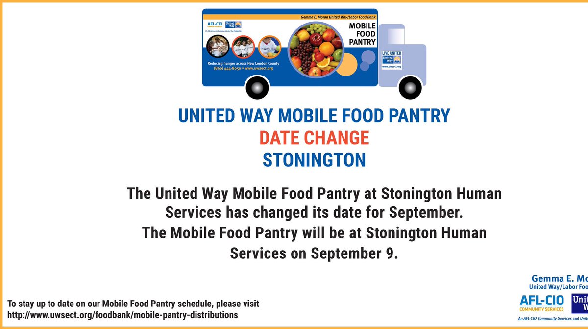 United Way Of Sect On Twitter Please Note The Date Change For
