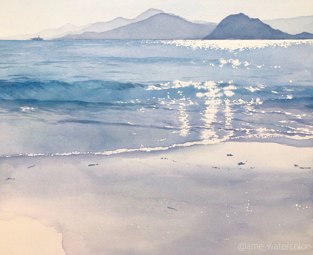 Tr Watercolor 佐賀の風景を描いた水彩画です とても綺麗な場所です Tr Watercolor 佐賀の風景を描いた水彩画です とても綺麗な場所です