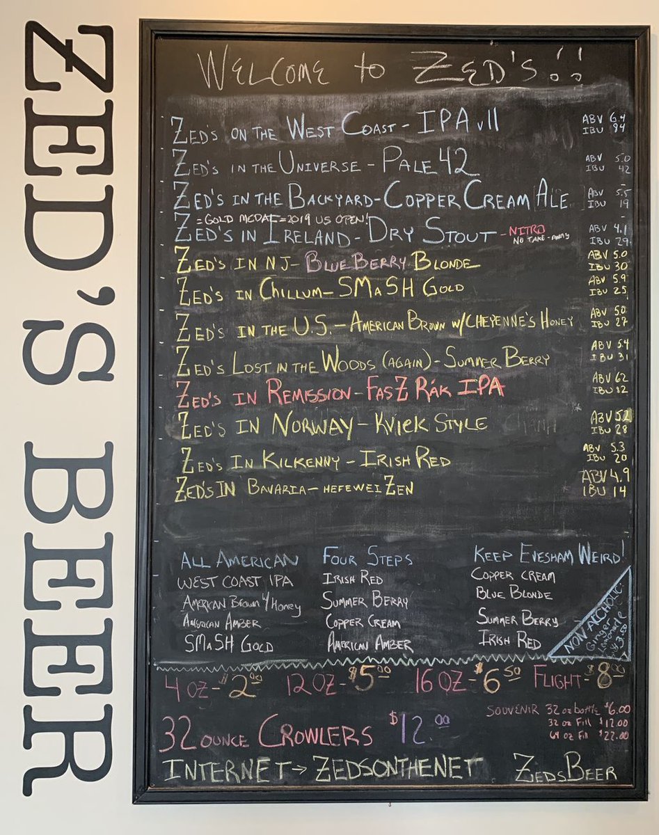 drinkzeds's tweet photo. It’s a great day to check out our 🚨NEW BEERS🚨on tap! Each pint sold of Zed’s in Remission IPA will trigger a matched donation to the Bladder Cancer Advocacy Network! Come by NOON-10. #saturdaybeers #drinkingforgood #bcan #newbeers #njcraftbeer #njbeer #drinklocal #drinkzeds https://t.co/dUHdtNuQ8w