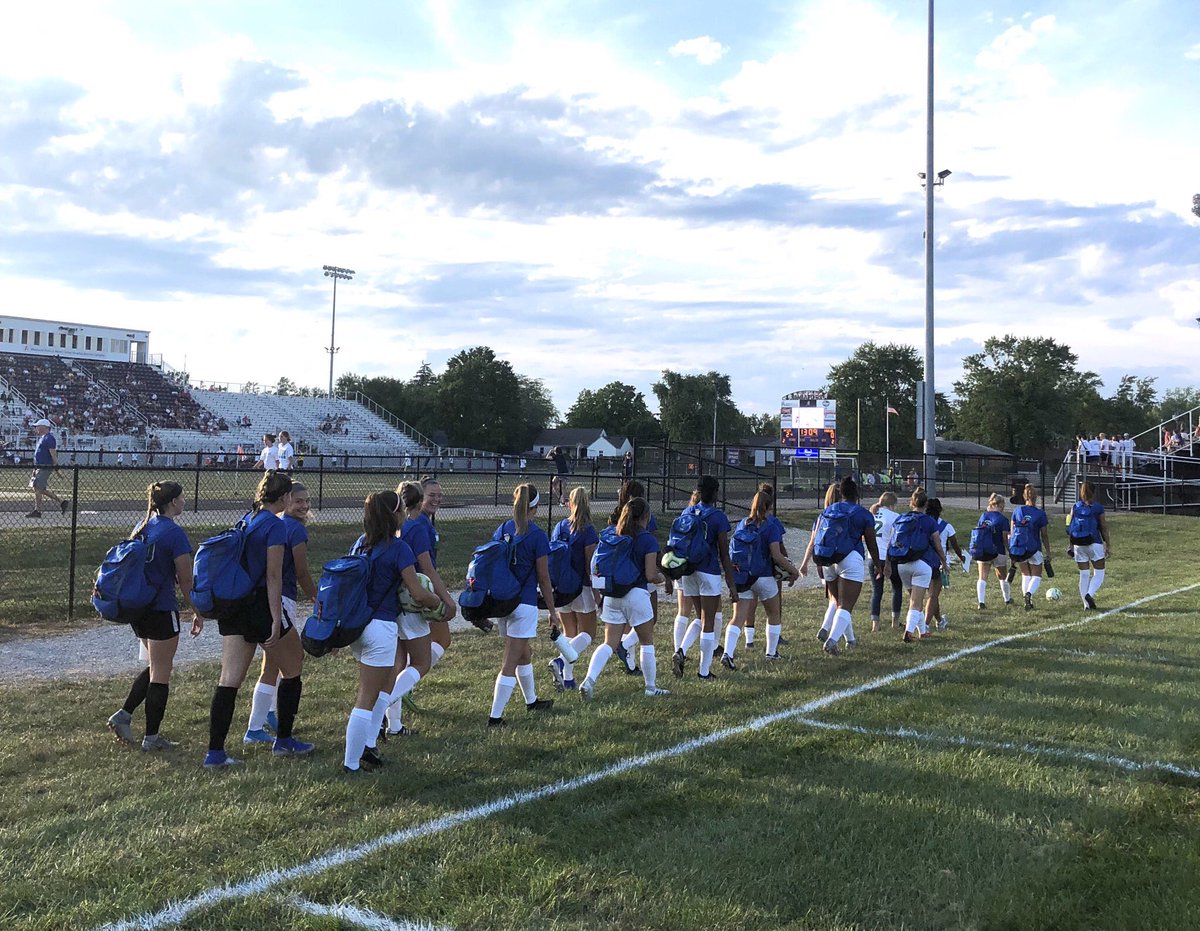 Game Day at Bellbrook. JV kickoff at 3pm, Varsity at 7pm. Stay strong, stay focused, stay driven. #letsgoeagles💚💙⚽️