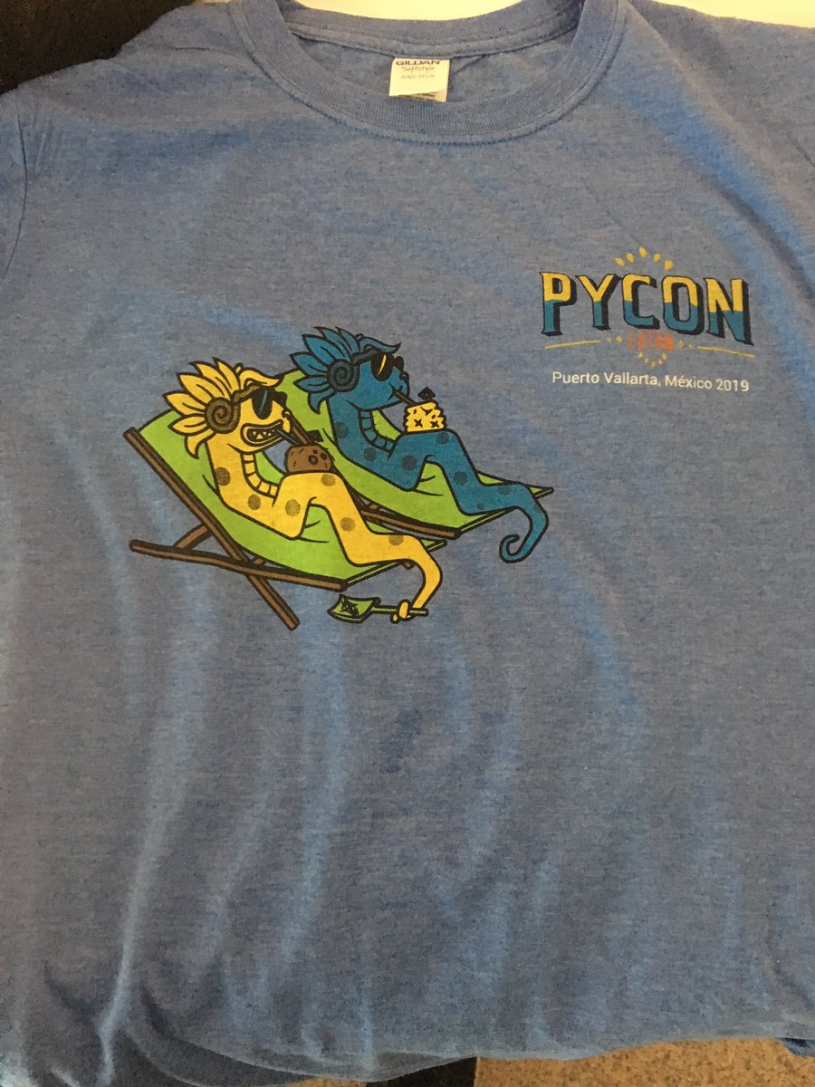 eduardo_gpg's tweet image. La playera me encantó  #PyConLatam19 😎