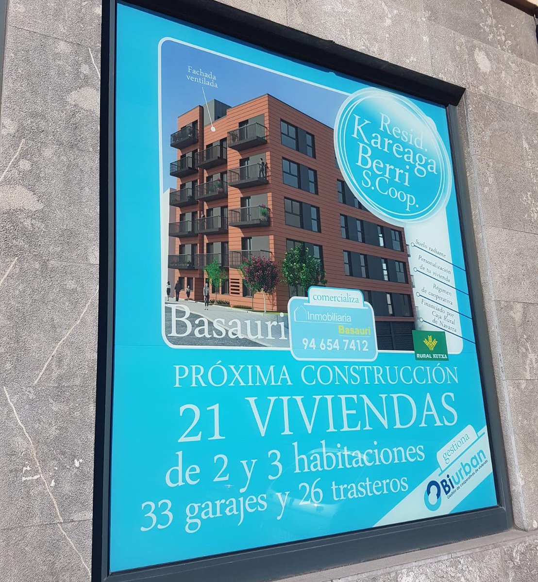 IBasauri13's tweet photo. Pisos de 2 y 3 dormitorios, con o sin terraza, ático o bajo con terraza ¡Elige tu próxima casa en nuestra promoción residencial kareaga berri!

https://t.co/qOonVRfgcJ

946 54 74 12

#PisosEnVentaEnBasauri #Vivienda #PisosAlquilerBasauri #Venta #Alquiler #Inmuebles https://t.co/paNCb6Sn7D