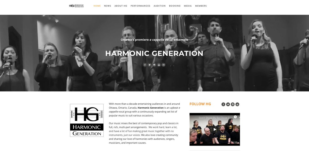 harmonicg613's tweet photo. @harmonicg613 has a new website!  Visit us at https://t.co/5ZAHmI2vBK to access info on #concerts, #auditions, videos, booking info, and more!  Let us know what you think! #ottawa #acappella #music https://t.co/Fq5PP5ifSv