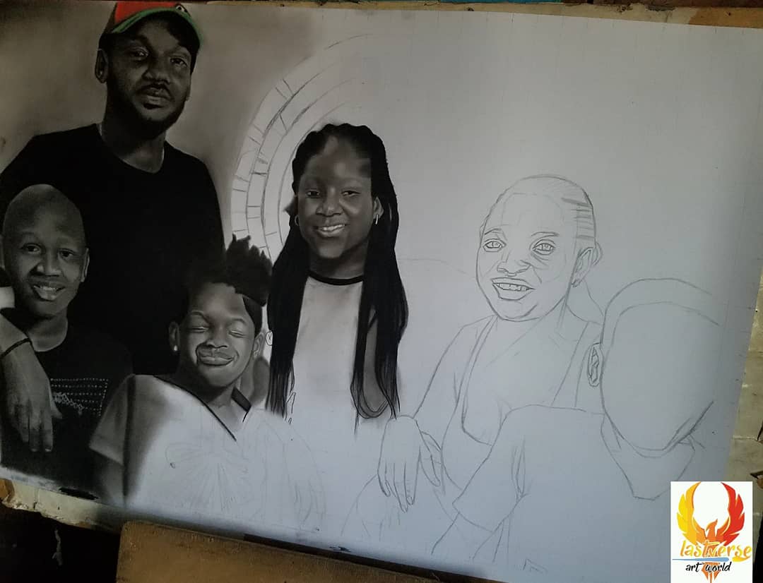 artistlastverse's tweet photo. 4th face out ;2 more 2go. Pls help me retweet my progress on dis piece. #official2baba #annieidibia1 #donjazzy #williamsuchemba #neduwazobiafm #donaldtrump #artworks #pencilart #artgallery #nigerianartists #tonyelumelu #wizkid #bankywellington #pastelsketch https://t.co/rgFkY4rWkN