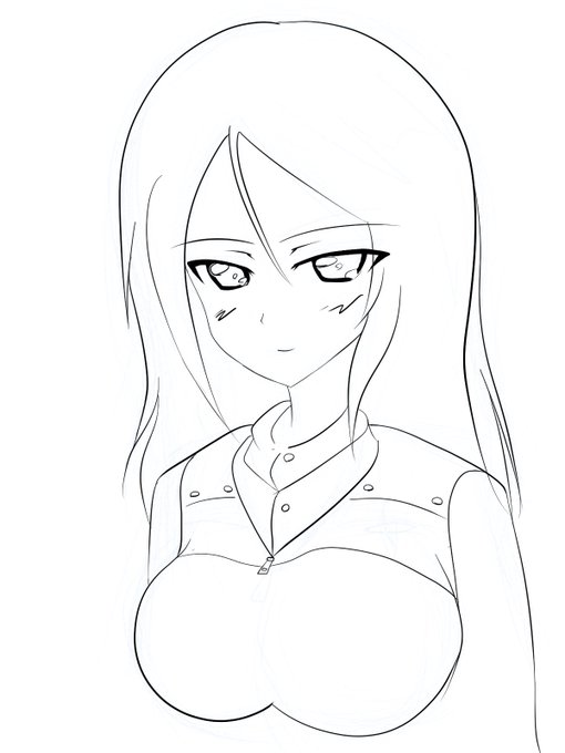 ノンナさん描きました。
#ガルパン
#garupan 
#ノンナ 