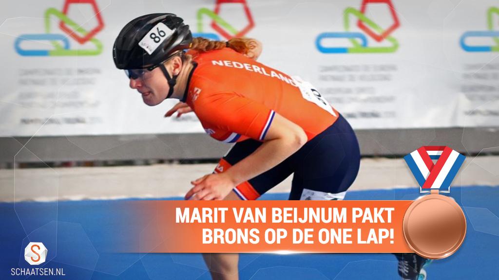 schaatsennl's tweet photo. Goed nieuws uit Spanje: brons voor juniore Marit van Beijnum op de one lap! #EKInline #hoera https://t.co/djEwgZDtuv