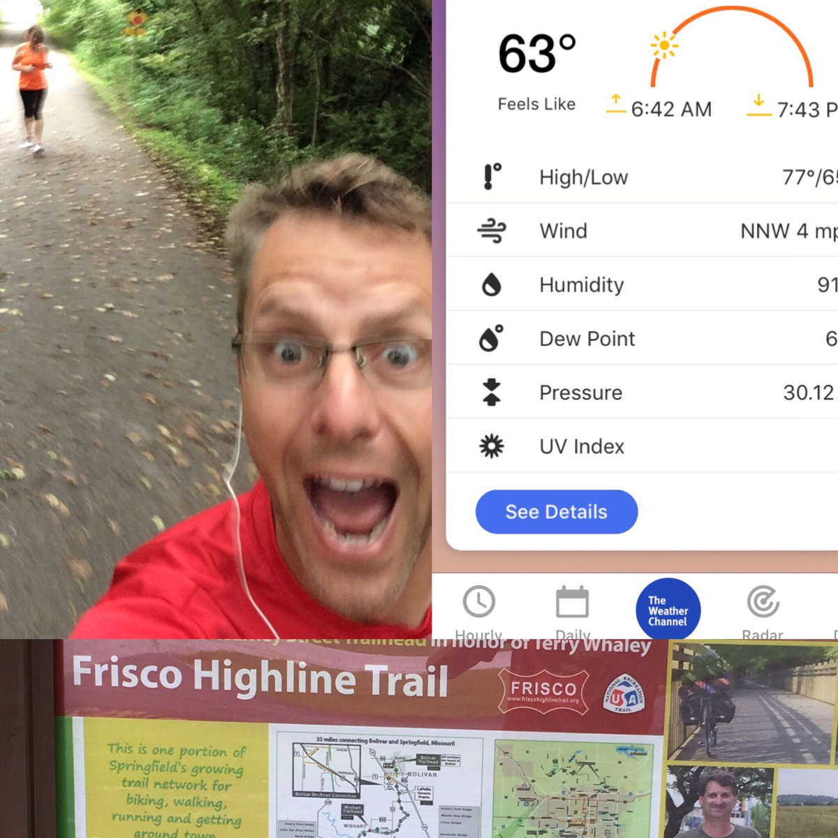 GriffittScott's tweet photo. Perfect trail, perfect weather, perfect wife. #winning https://t.co/ovqjA995YK