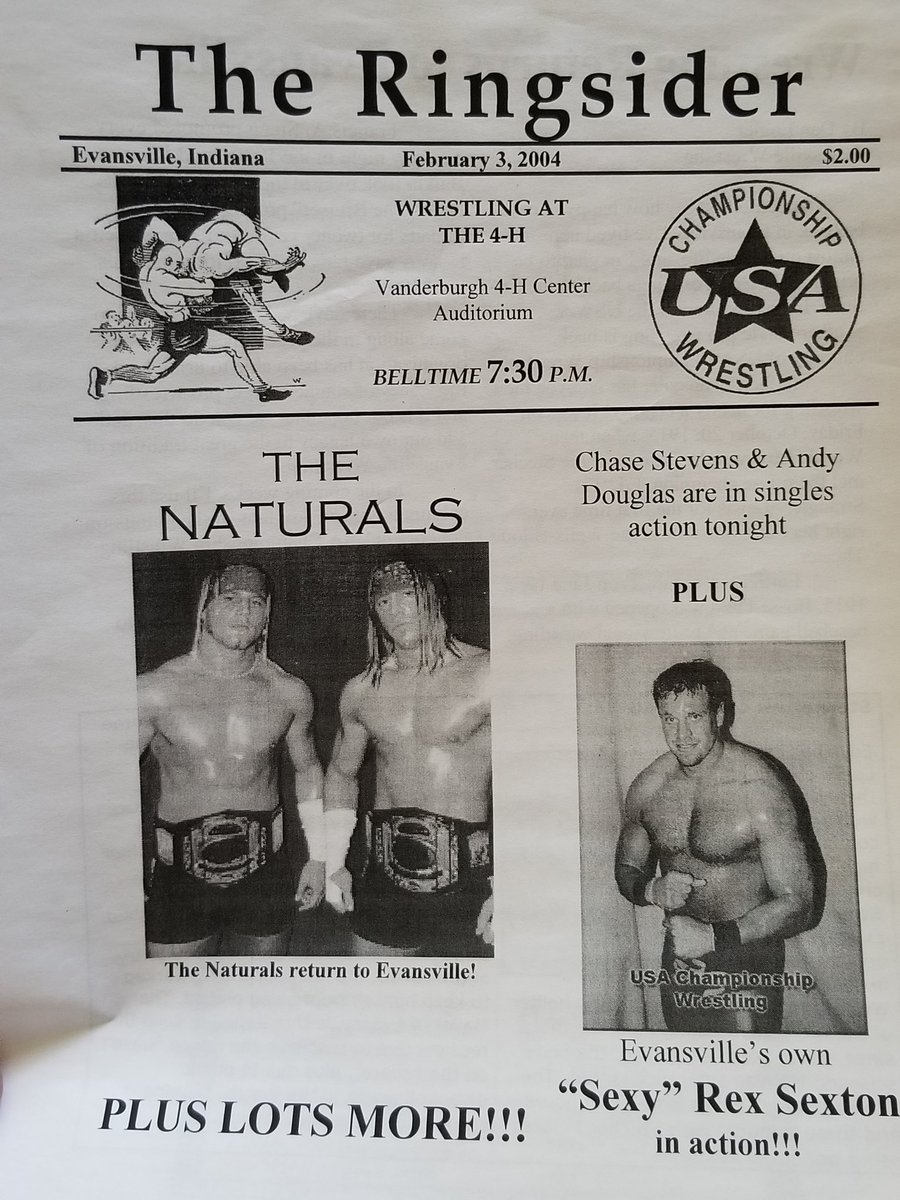 wrestletopia's tweet photo. USA Wrestling Program 2/3/2004
#WrestlingPrograms #Wrestletopia #supportindiewrestling #supportallwrestling #WrestletopiaTV https://t.co/QwxicgIcDe