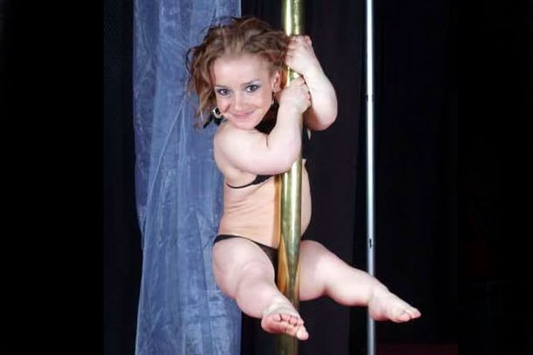 Skinny ass midget curly