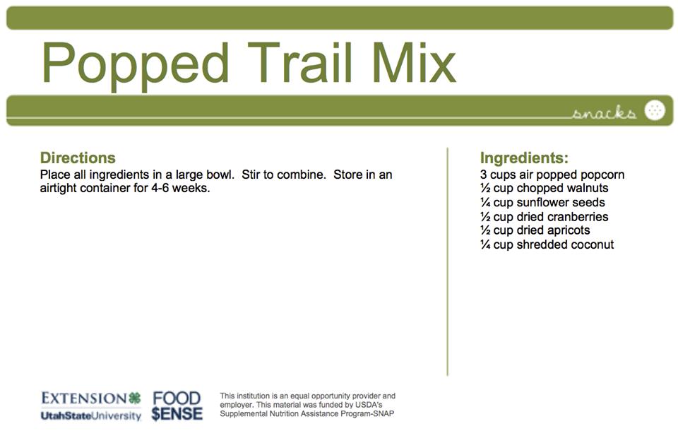 Did you know today is National Trail Mix Day? Celebrate by making your own trail mix with nuts and dried fruit! Just remember to stick to 1/4 cup serving since trail mix is so dense in calories and very satisfying!