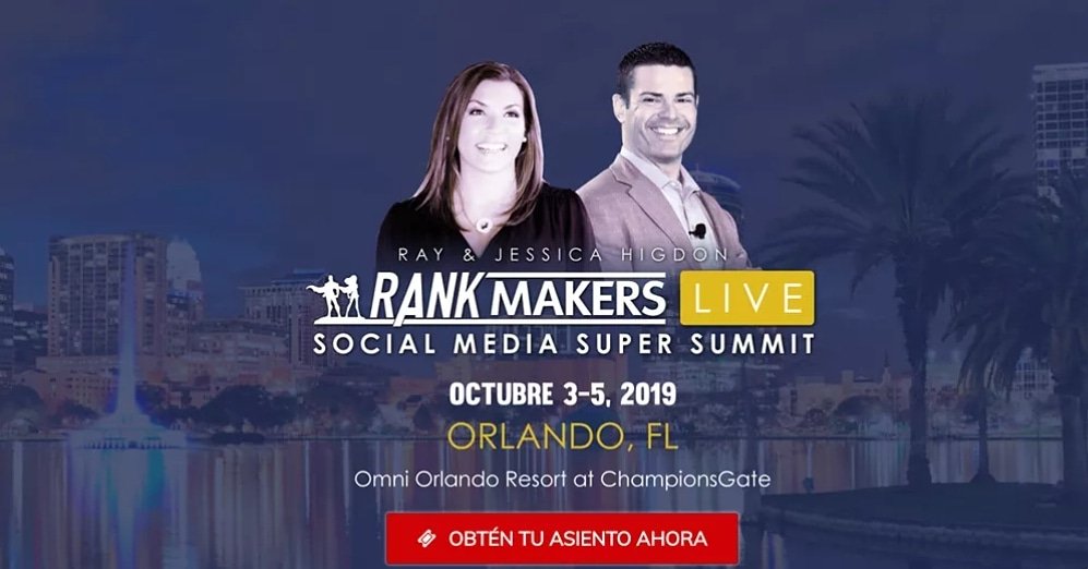 saribell1705's tweet photo. EVENTO DE RANK MAKERS LIVE -SOCIAL MEDIA SUPER SUMMIT...EN ORLANDO, FL, EN OCTUBRE - 🎯 $97 hasta el Lunes 02 de Sept. GRATIS!(REEMBOLSO DEL 100% de tu dinero en el evento).

Enlace https://t.co/2Ed93s5DAe

TRADUCCIÓN SIMULTÁNEA AL ESPAÑOL. 🎙
#eventorankmakerslive #orlando #fl https://t.co/9Nqrk453KT